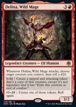 Delina, Wild Mage AFR-138 Rare Near Mint Englisch