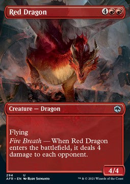 Roter Drache XAFR-294 Uncommon Near Mint Deutsch Foil