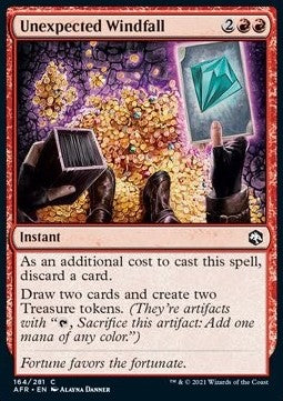 Unexpected Windfall AFR-164 Common Excellent Englisch Foil