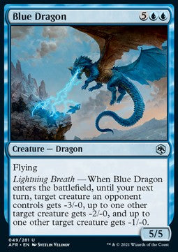 Blauer Drache AFR-49 Uncommon Near Mint Deutsch
