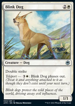 Blink Dog AFR-3 Uncommon Near Mint Englisch Foil