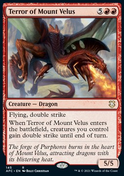 Terror of Mount Velus AFC-145 Rare Excellent Englisch