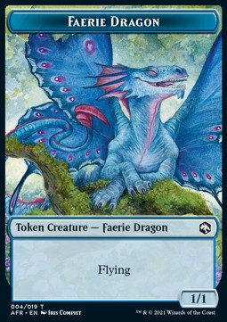 Faerie Dragon Token (U 1/1) // Treasure Token XAFR-T 4/15 Token Near Mint Englisch Foil