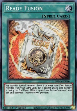 Fertigfusion DAMA-066 Secret Rare Excellent Deutsch 1. Auflage
