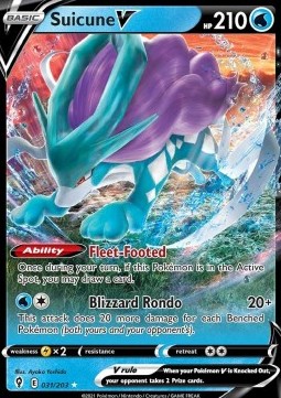 Suicune V EVS-031 Ultra Rare Near Mint Deutsch