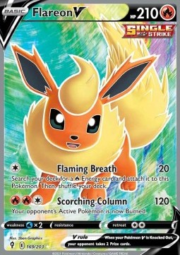 Flareon V EVS-169 Ultra Rare Near Mint Englisch