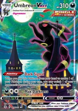 Nachtara VMAX EVS-215 Secret Rare Near Mint Deutsch