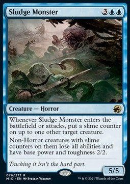 Sludge Monster MID-76 Rare Excellent Englisch Foil
