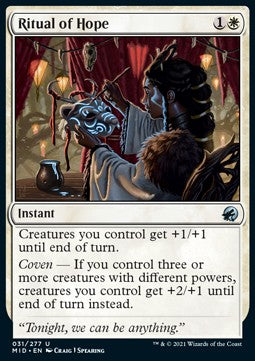 Ritual of Hope MID-31 Uncommon Near Mint Englisch