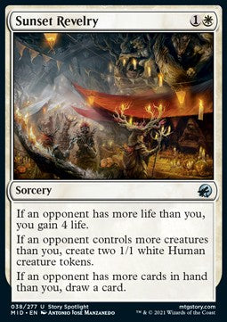 Sunset Revelry MID-38 Uncommon Near Mint Englisch