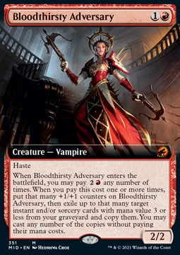 Bloodthirsty Adversary XMID-351 Mythic Excellent Englisch