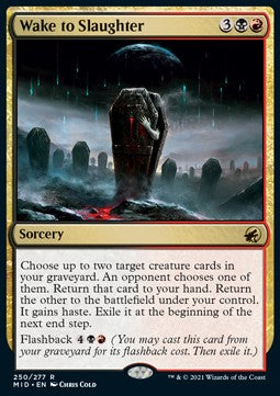Wake to Slaughter MID-250 Rare Near Mint Englisch