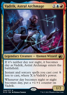Vadrik, Astral Archmage MID-248 Rare Near Mint Englisch