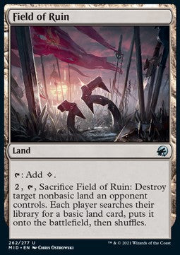 Field of Ruin MID-262 Uncommon Excellent Englisch Foil