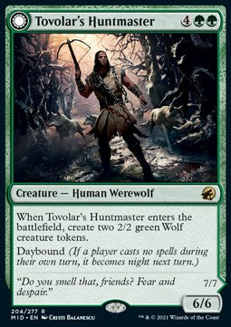 Tovolar's Huntmaster // Tovolar's Packleader MID-204 Rare Excellent Englisch