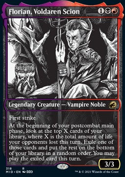 Florian, Voldaren-Nachkomme XMID-318 Rare Near Mint Deutsch