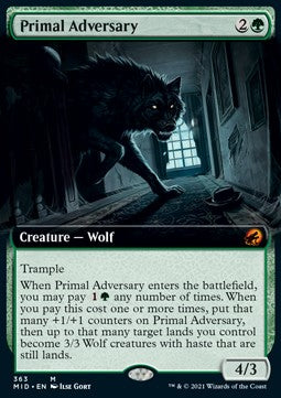 Primal Adversary XMID-363 Mythic Good Englisch Foil