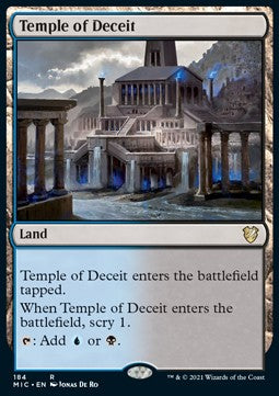 Temple of Deceit MIC-184 Rare Excellent Englisch