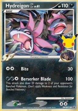 Hydreigon [C] Lv.61 SWSH-138 Promo Good Englisch