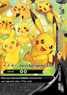 Pikachu V-UNION SWSH-142 Promo Excellent Englisch