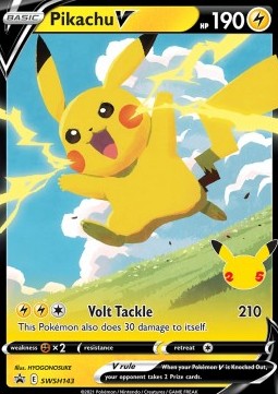 Pikachu V SWSH-143 Promo Near Mint Englisch