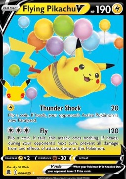 Fliegendes Pikachu V CEL-006 Ultra Rare Near Mint Deutsch
