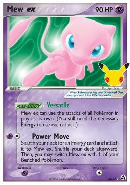 Mew ex CEL-LM 88 Ultra Rare Light Played Englisch