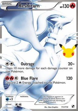 Reshiram CEL-BLW 113 Ultra Rare Excellent Deutsch