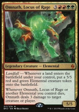 Omnath, der Sammelpunkt des Zorns PAFR-217 Mythic Near Mint Deutsch