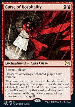 Curse of Hospitality VOW-152 Rare Excellent Englisch