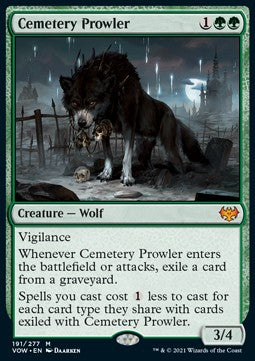 Cemetery Prowler VOW-191 Mythic Near Mint Englisch Foil