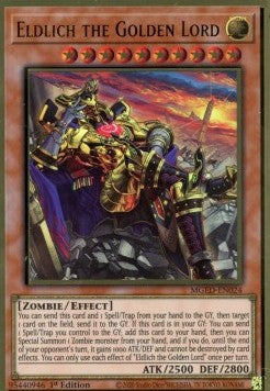 Eldlich the Golden Lord MGED-024 Premium Gold Rare Good Englisch 1. Auflage