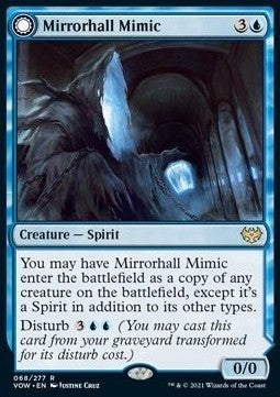Mirrorhall Mimic // Ghastly Mimicry VOW-68 Rare Excellent Englisch