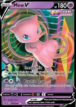 Mew V FST-113 Ultra Rare Near Mint Deutsch