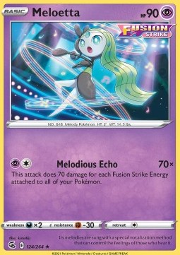 Meloetta FST-124 Rare Excellent Deutsch