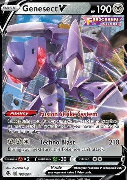 Genesect V FST-185 Ultra Rare Near Mint Deutsch