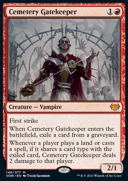 Cemetery Gatekeeper VOW-148 Mythic Excellent Englisch