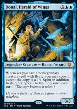 Donal, Herald of Wings VOC-3 Mythic Excellent Englisch Foil