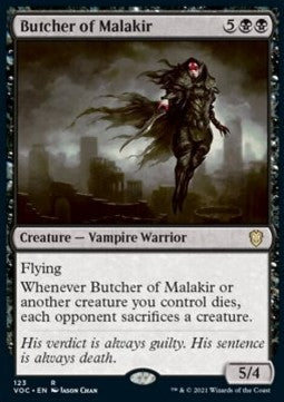 Butcher of Malakir VOC-123 Rare Excellent Englisch