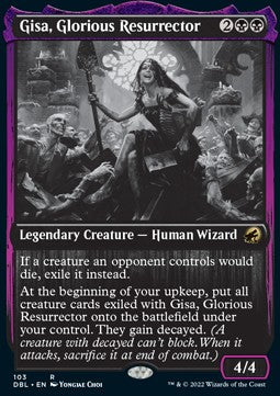 Gisa, Glorious Resurrector DBL-103 Rare Excellent Englisch