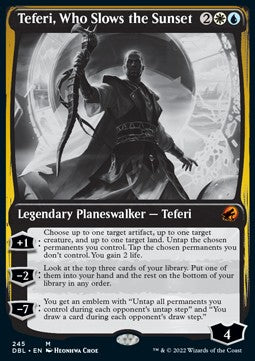 Teferi, Who Slows the Sunset DBL-245 Mythic Near Mint Englisch