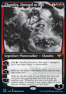 Chandra, Dressed to Kill DBL-416 Mythic Excellent Englisch