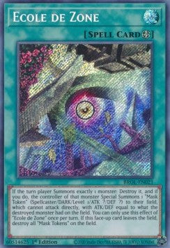 Ecole de Zone BROL-021 Secret Rare Excellent Deutsch 1. Auflage