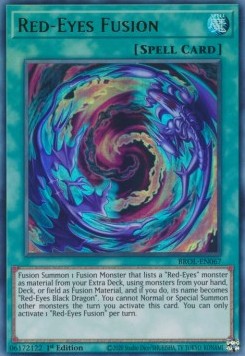 Rotäugige Fusion BROL-067 Ultra Rare Excellent Deutsch 1. Auflage