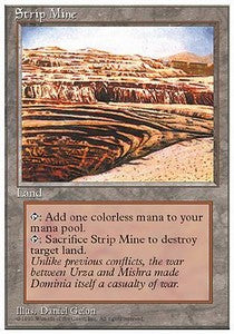 Strip Mine 4ED- Uncommon Excellent Englisch
