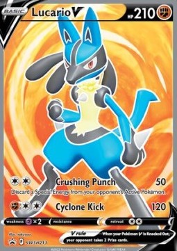 Lucario V SWSH-213 Promo Near Mint Deutsch