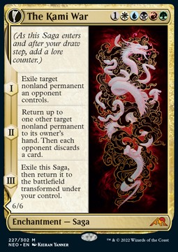 The Kami War // O-Kagachi Made Manifest NEO-227 Mythic Excellent Englisch