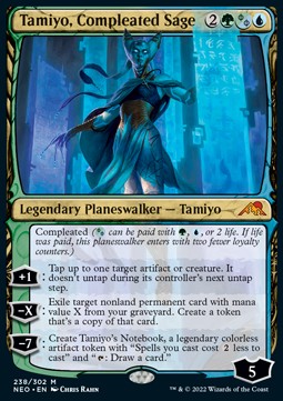 Tamiyo, Compleated Sage NEO-238 Mythic Excellent Englisch