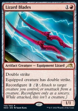 Lizard Blades NEO-153 Rare Near Mint Englisch