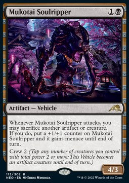 Mukotai Soulripper NEO-113 Rare Near Mint Englisch